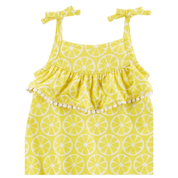 NWT Carter's 24M Lemon Romper - Picture 2 of 8